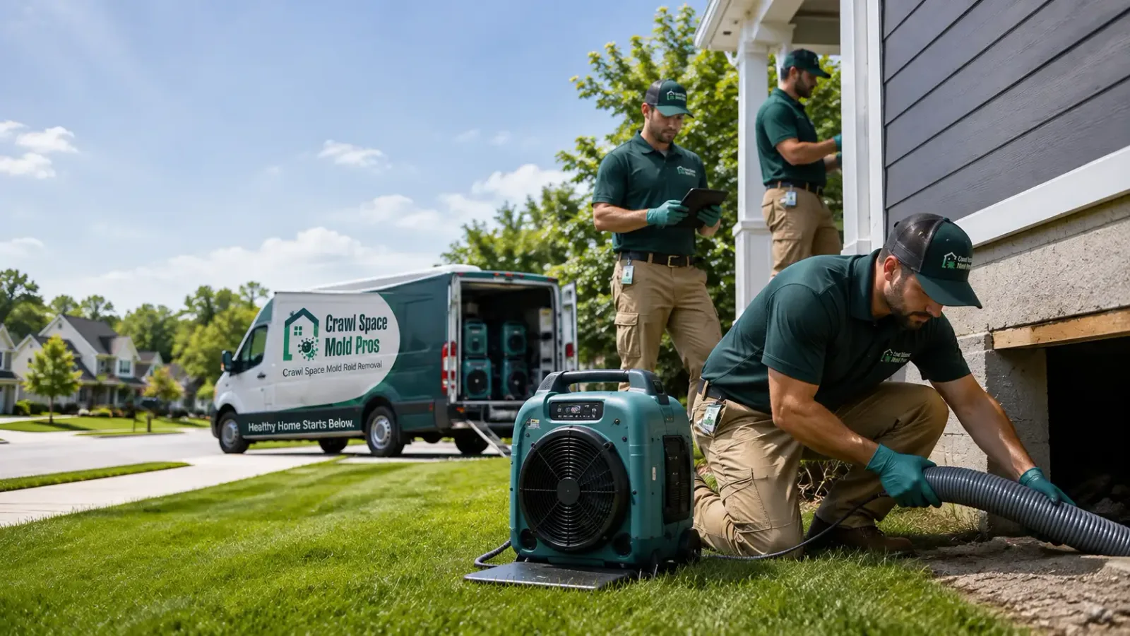 Crawl Space Mold Removal in Converse, IN